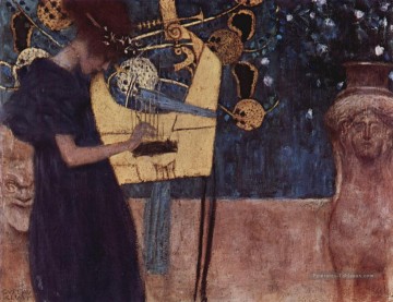 Klimt Galerie - Die Musik symbolisme Gustav Klimt